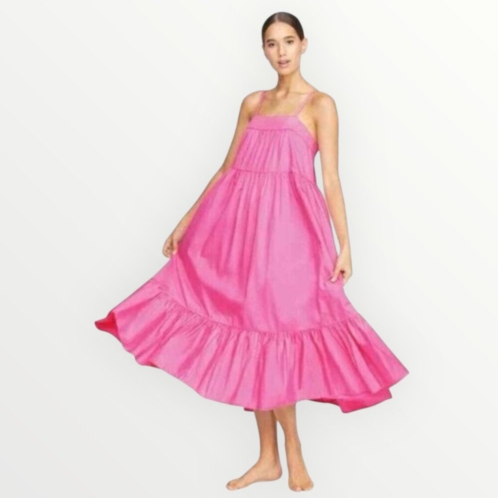 Mikoh Sakura Tiered Ruffled Midi Dress - Picture 2 of 9